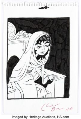 Chester Brown - Josie from Ed the Happy Clown Illustration Original Art (c. 1989). | Heritage