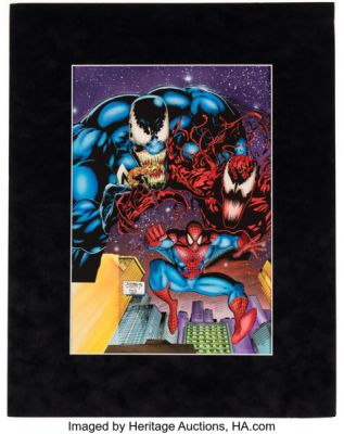 Tom Smith - "Maximum Carnage" Promotional Illustration Color Production Original Art (Marvel, 1993). | Heritage