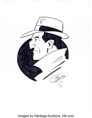 Scott Chantler - Dick Tracy Sketch Original Art (undated).