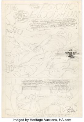 Jack Kirby Forbidden Tales of Dark Mansion #6 Story Page 1 Preliminary Original Art (DC, 1972). | Heritage