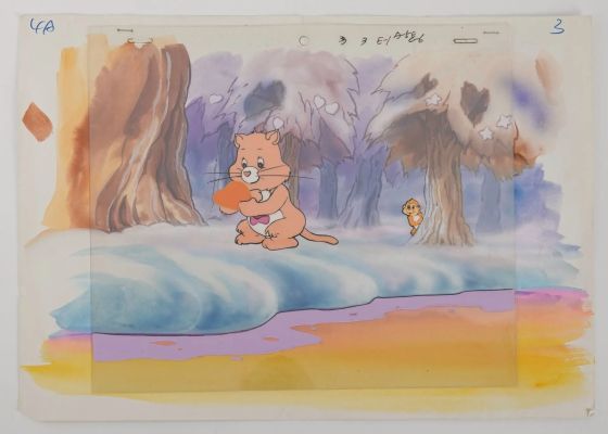 Animation * Les... | Lot 185 - ANIMATION * LES BISOUNOURS DIC 1985-1988 Cellulo des... | Vermot et Associés