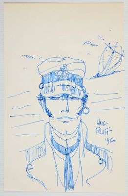 Pratt (Hugo) - Corto... | PRATT (Hugo) - Corto Maltese, illustration au stylo... | Tessier Sarrou