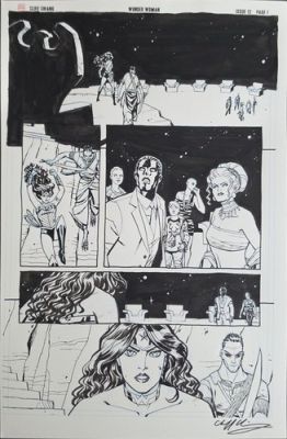Wonder Woman #12 p1 Original Art Cliff Chiang DC Comics