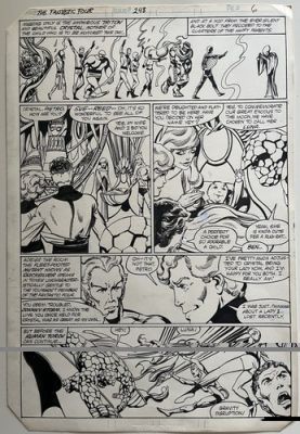 John Byrne Original Art - Fantastic Four #248 | eBay US
