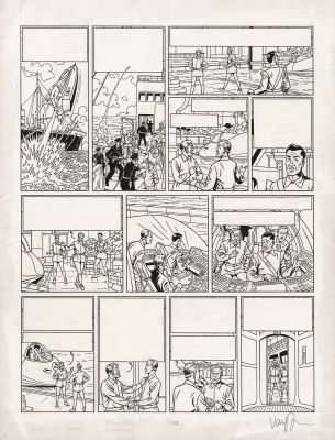Van Dongen | Blake et Mortimer T. 31 La menace Atlante | Galerie Champaka