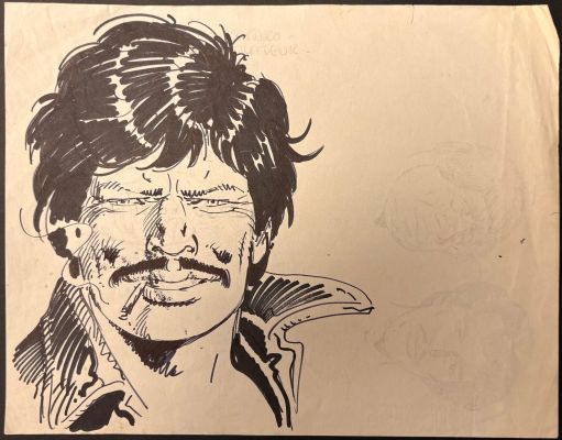 Malik, Archie Cash,... | Lot 72 - Malik, Archie Cash, illustration au feutre représentant... | Tessier Sarrou