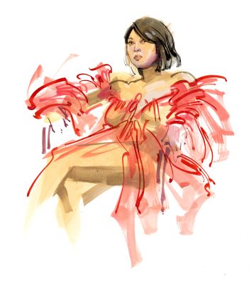 Kagan McLeod | ’Life Drawing: Aza 2’ Illustration | Kirby’s Comic Art