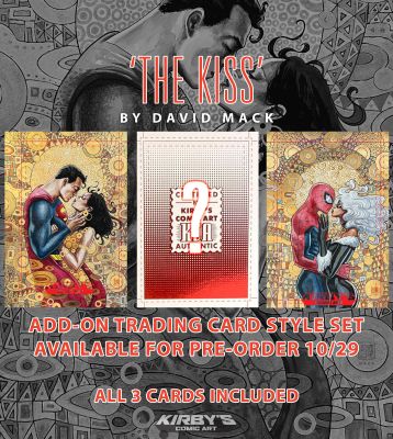 KCA Team Trading Card Style Set: ’The Kiss’ Add-On 3 Set by David Mack Pre-Order | Kirby’s Comic Art