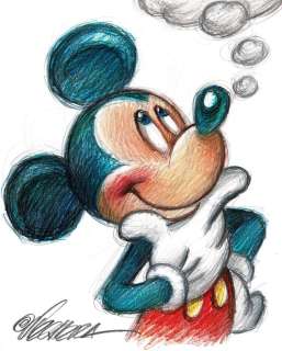 Mickey Mouse - Imagine - Original Drawing - Joan Vizcarra - Original Art | Catawiki