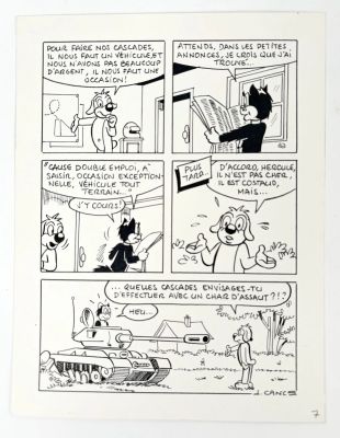 Pif Cance Louis Pif... | PIF CANCE Louis Pif et Hercule Gag en une planche (7) Planche... | Vermot et Associés