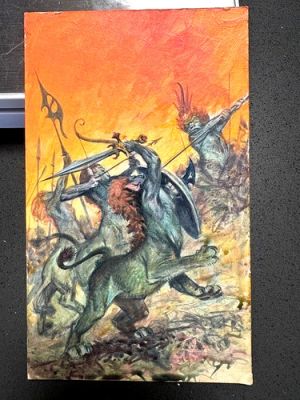 Fire Time original art prelim Darrell K. Sweet book cover illust Ballantine 1975 | eBay US (Buy It Now)