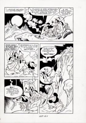 G.B. CARPI - Tavola originale Disney Topolino e lo stendardo perduto p.14 | eBay Europe (Buy It Now)