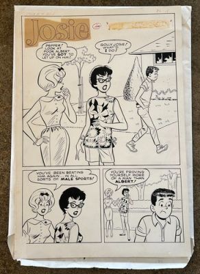 Original Comic Book Art – “She’s Josie” v1 #4 (1963) – Dan DeCarlo & Rudy Lapick | eBay US