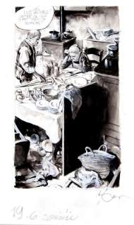 Follet | L’Affaire Dominici, illustration Ã  la gouache et … | Banque Dessinée