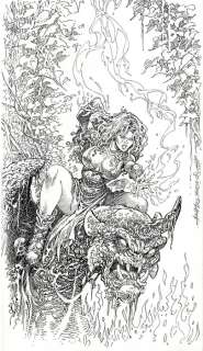 Aouamri, Mohammed - Dessin original - La Quête de l’Oiseau du temps | Catawiki