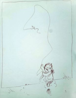 Augustin Virginie Alim... | Lot 23 - AUGUSTIN Virginie Alim le tanneur Dédicace très mignonne... | Vermot et Associés