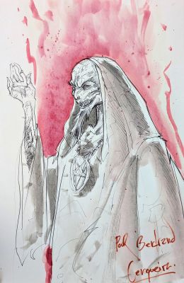 CERQUEIRA David L‘évangile... - Lot 97 - CERQUEIRA David L‘évangile selon Satan Dédicace couleur...