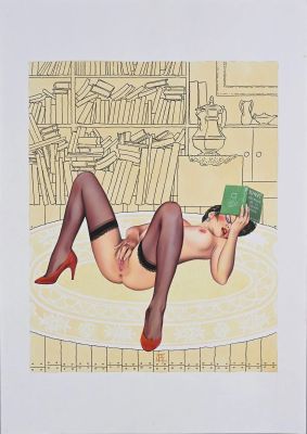 BOCCERE, Olaf (XXe) Critique... - Lot 405 - BOCCERE, Olaf (XXe) Critique de la raison pure. Gouache...
