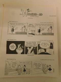26 Wizard of Id Newspaper Comic Strip Proofs | misc / divers