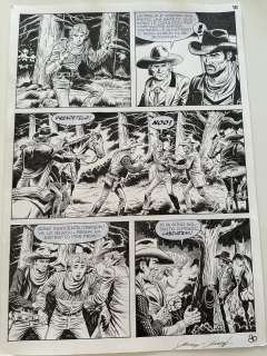 Giacomo Danubio | Página original Giacomo Danubio Tex 661 Ricercato vivo o morto! Pagina 80 | Taj Mahal Cómics