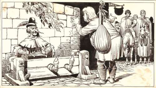 Wijn, Piet - Originele tekening - Aram - (1955) | Catawiki