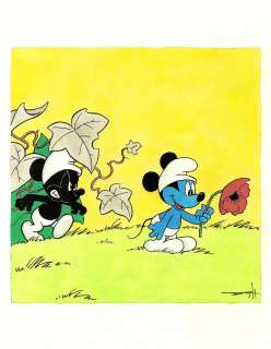 Jordi Juan Pujol (Spain, 1978) | Mickey Mouse and the Black Smurfs | Corner4art
