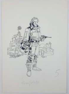 Ferdinando Tacconi - Illustrazione Originale "Lo Straniero" - Firmata - Loose page