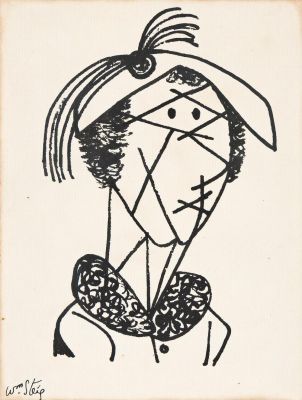 William Steig, (1907-2003), Drudge. Circa 1940. | Swann Galleries