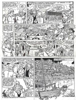 Raymond Reding = Eric Castel, Coup Dur ! Planche Originale À L’encre de Chine. Dimensions : 33 Cm X 45 Cm. | Lot 267 : Raymond Reding = Eric Castel, Coup dur ! planche originale à… | Septimus