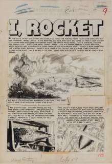 Al Williamson, Frank Frazetta, Roy Krenkel artwork for Weird Fantasy #20 complete 7-page, I-Rocket. | Profiles in History