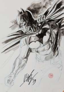 Dough Braithwaite - Illustrazione Originale - "Batman" - china - A4 - Loose page - Other (2019) | Catawiki