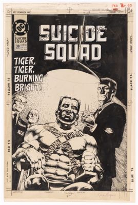 SUICIDE SQUAD #38 FEBRUARY 1990 ORIGINAL ART COVER BY KEVIN MAGUIRE. | Hake’s