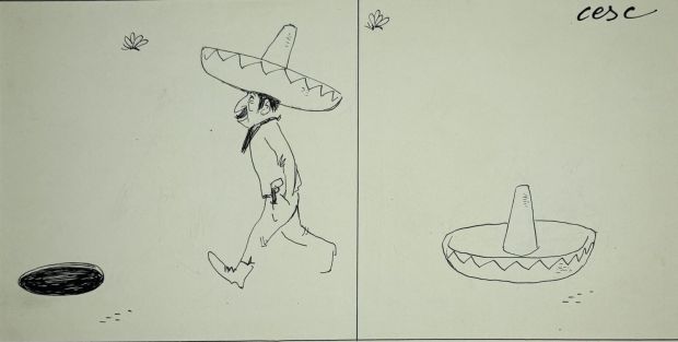 Cesc, Francesc Villa... | Lot 20 - CESC, Francesc Villa Rufas, dit. Sans légende. Dessin... | Art Valorem