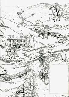 Didier Savard - Illustration pour une campagne de pub air Lingus