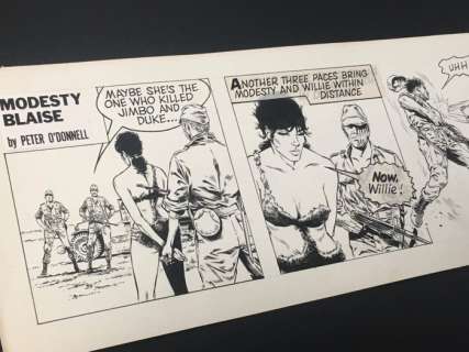 Wright, Patrick - Strip original - Modesty Blaise - Eve & Adam - (1979) | Catawiki