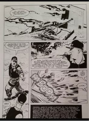Dan Spiegle TRUE CRIME #1 Original Eclipse Comic Art Interior Page DAVID KORESH | eBay US (Buy It Now)