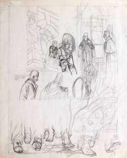 Yslaire | Sambre, étude d’une séquence inédite Ã  la mine… | Banque Dessinée