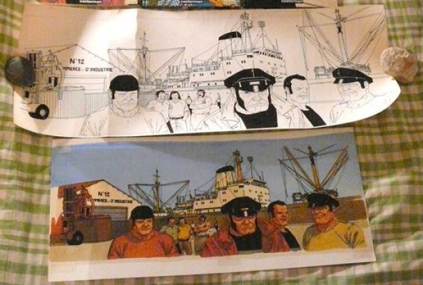 DUBOIS Mérite Maritime original noir & blanc couverture + mise en couleur 1992 | eBay Europe