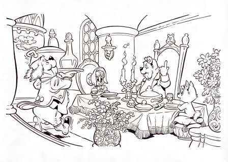 Tim Artz large drawing for Marten Toonder coloring book “I didn’t know I had it in me” | Comic Art Masters