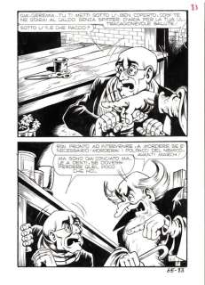 Alan Ford n. 65 - Tavola Originale "un tiro mancino"-Magnus - Loose page - First edition - (1974) | Catawiki