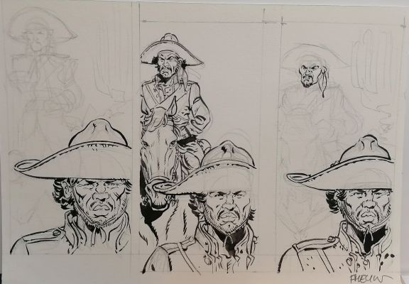 DESSIN ORIGINAL FELIX MEYNET "SAUVAGE" TOME 5 + PRINT EXCLUSIF PULP’S OFFERT | Pulp’s