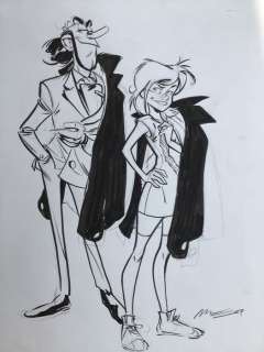 Munuera, José-Luis - Dessin original - Zorglub et Zendra | Catawiki