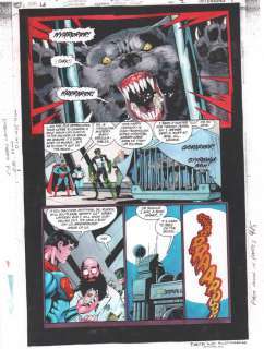 John Kalisz, Mark Propst, Val Semeiks | Jla Showcase 80-Page Giant #1 P.2 Color Guide Art - Space Wolf - 2000 | Anthony’s Comic Book Art
