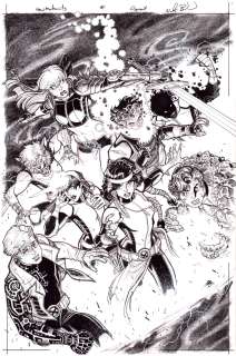 Bradshaw, Nick - Item #37441 Original Cover Art for New Mutants #1 Variant Edition. Nick Bradshaw