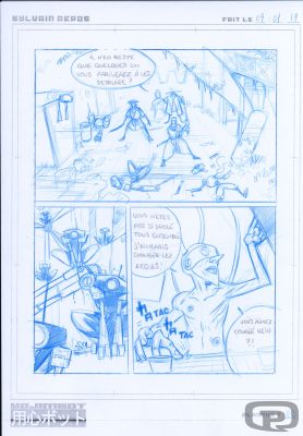 Sylvain Repos | Yojimbot, Volume 1, Storyboard Page 120 - Original Artwork by Sylvain Repos | Pulp’s Art
