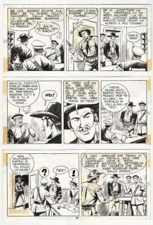 Tex - Gamba, Galeppini - tavola originale - Anni ’50 - Loose page | Catawiki