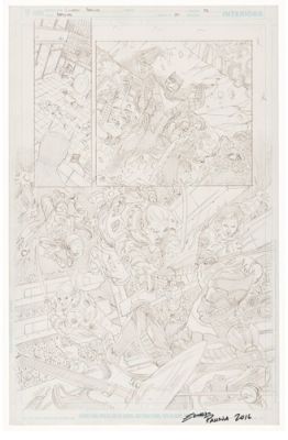 Pansica BATWING 34 pg 2 BATWING VS RIOT GRRRLS 1/2 SPLASH AWESOME ACTION PAGE | eBay US