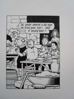 Paul Geerts - Originele pagina - Suske en Wiske - De blijde broodeters - Loose page - (1982) | Catawiki