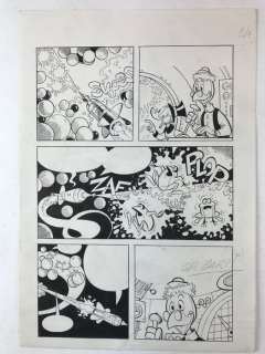 G. B. Carpi, Topolino n. 1512/13 - tavola originale "Zio Paperone e la Corona di Luce" - Loose page - (1984) | Catawiki