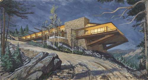 A North by Northwest concept painting | Bonhams